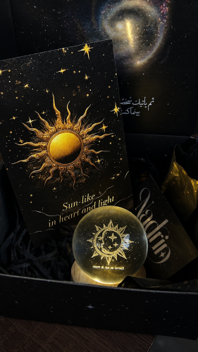 بلورة moon and sun