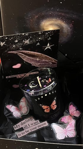 My butterfly candle