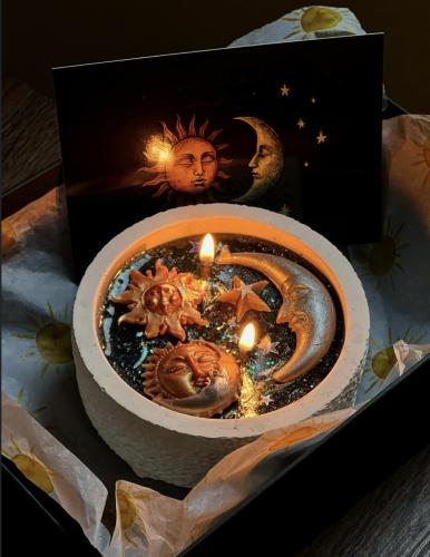 Moon and Sun vip candle