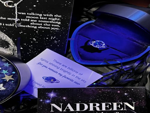 بوكس النجوم وبلورة زحل الجديده مع شمعة زحل