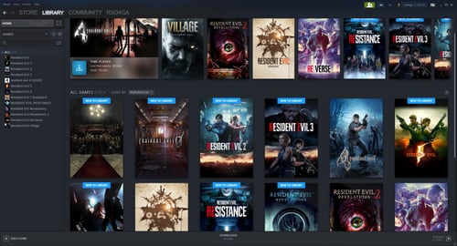 بكج13 Resident Evil - أجزاء رزدنت ايفل 13جزء