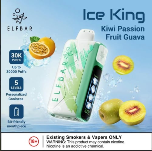 الف بار ايس كينق 30000 سحبة - ELFBAR ICE KING