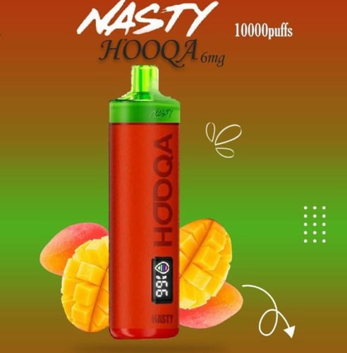 شيشة ناستي 10000 شفطة 6 نيكوتين - Nasty Hooqa DTL...