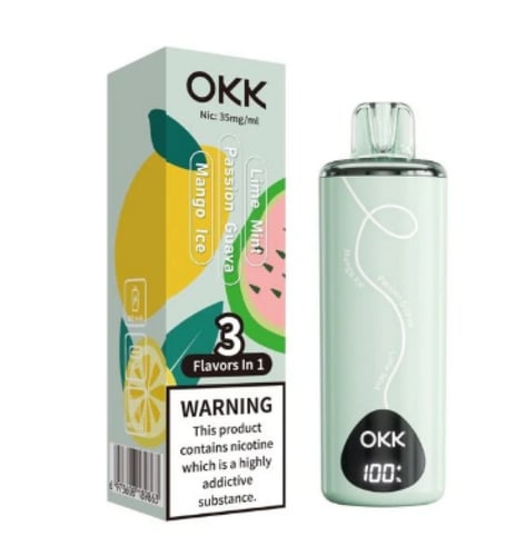 سحبة اوكك 3 نكهات - Okk Triple Flavour 21000 puffs