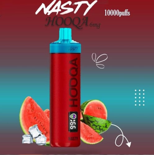 شيشة ناستي 10000 شفطة 6 نيكوتين - Nasty Hooqa DTL...