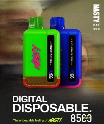 سحبه جاهزة ناستي بار 8500 شفطة - Nasty bar 8500 Pu...