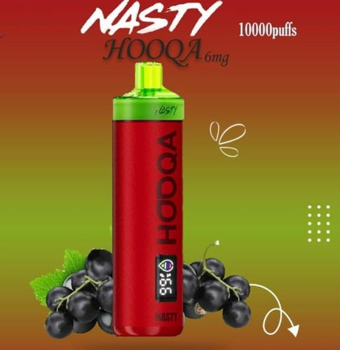 شيشة ناستي 10000 شفطة 6 نيكوتين - Nasty Hooqa DTL...