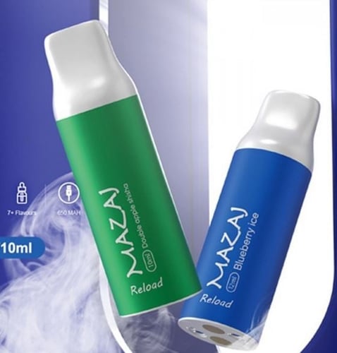 مزاج ريلود 5000 شفطة - Mazaj reload 5000 puff