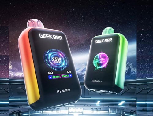 سحبة جاهزة جيك بار 23000 شفطة 50 نيكوتين - Geekbar...
