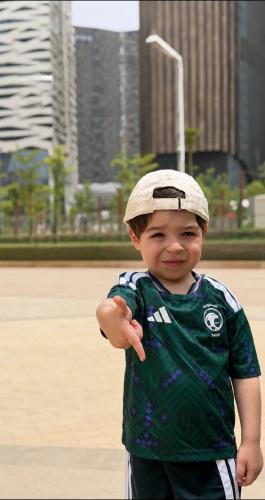 طقم المنتخب السعودي للأطفال كأس العالم 2026