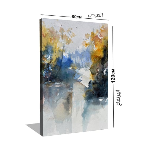 لوحات تجريدية متناغمة الألوان