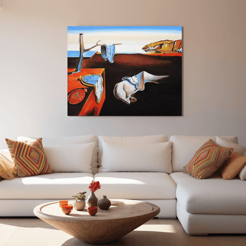 لوحة الزمن المتجمد لسلفادور دالي