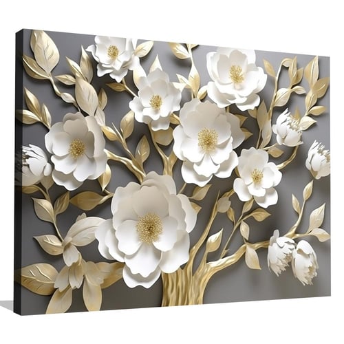 لوحة فنية شجرة ذهبية