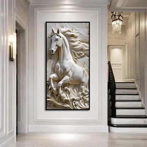 Wall art horse printed