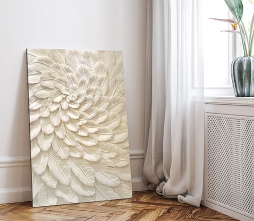 لوحة فنية جدارية ريش كانفس