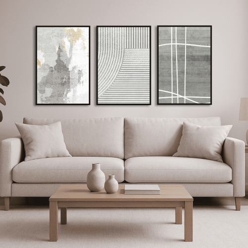 لوحات ثلاثية فنية كانفس