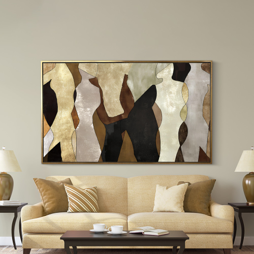 لوحة تجريدية لتصور إمرأة