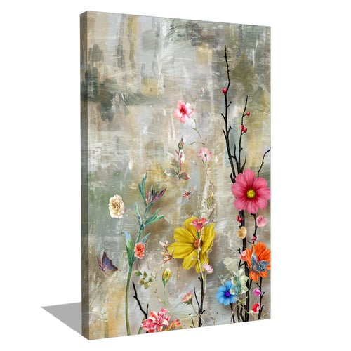 لوحة جدارية زهور