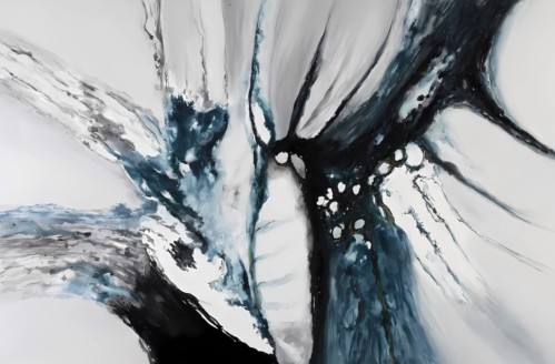 لوحة مقاس 140×130 برواز اسود
