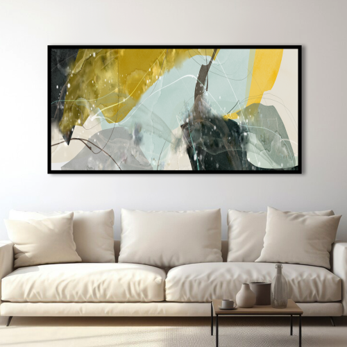 لوحة كانفس بتصميم تجريدي