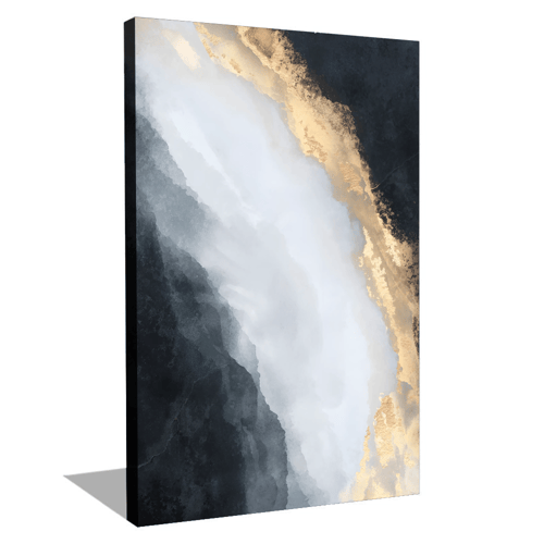 لوحة تجريدية مزيج ألوان