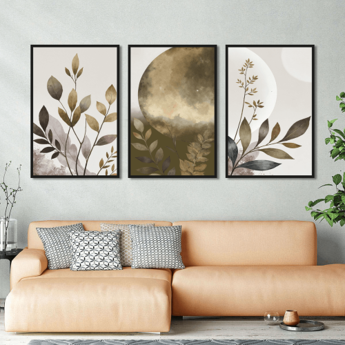لوحات ثلاثية جدارية مودرن