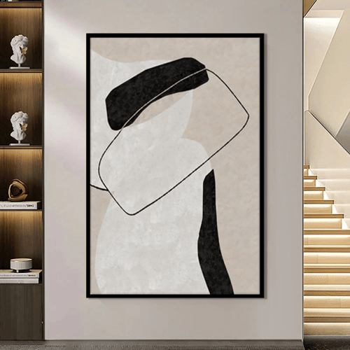 لوحة تجريدية بتصميم بوهيمى