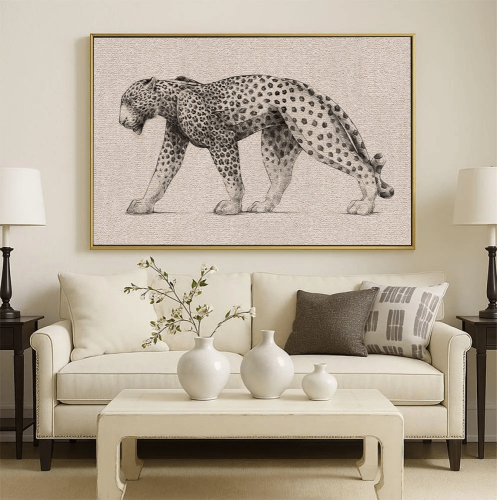 لوحات جدارية كانفس نمر