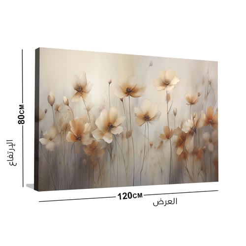 لوحة فنية كانفس ورود