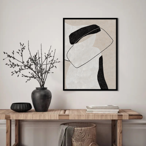 لوحة تجريدية بتصميم بوهيمى