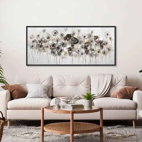 لوحة فنية مجردة الزهور