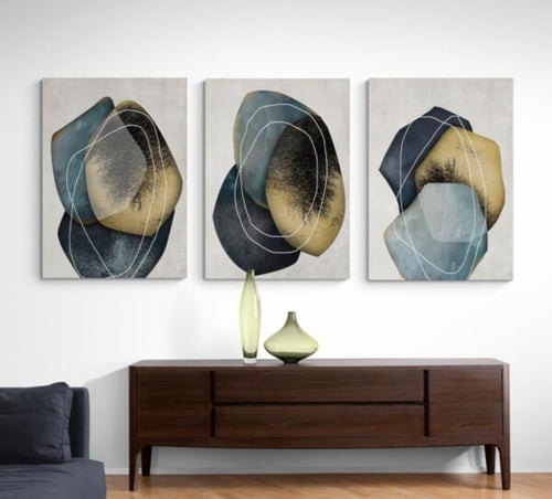 لوحات ثلاثية رائعة كانفس