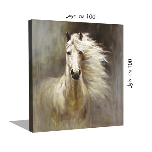 لوحه جدارية لحصان أصيل