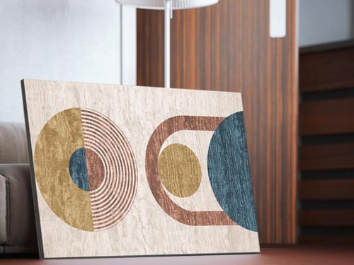 لوحة جدارية هندسية مودرن