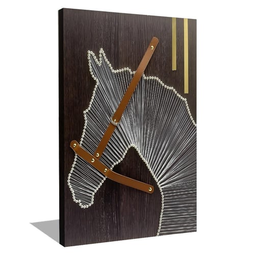 لوحة فنية خيل مطبوعة