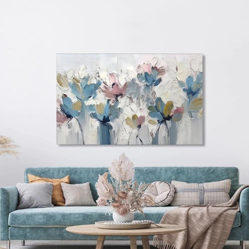 لوحات جدارية ورد