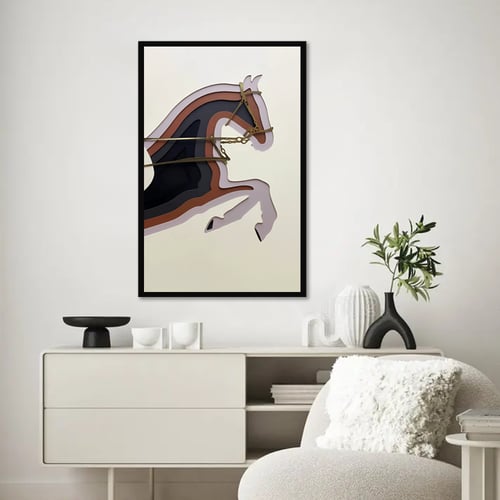 لوحة فنية خيل فخمة