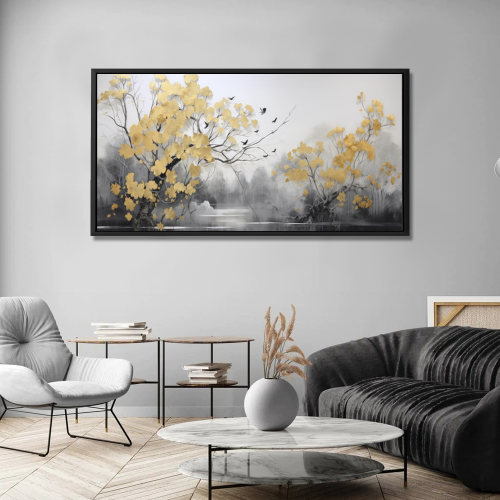 لوحة كانفس شجرة تجريدية