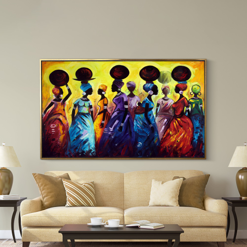 لوحة جداريه نساء مجتهدات