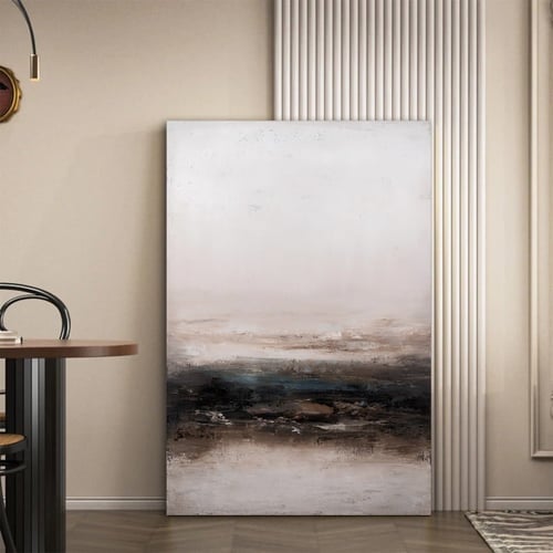 لوحة تجريدية تداخل البنى