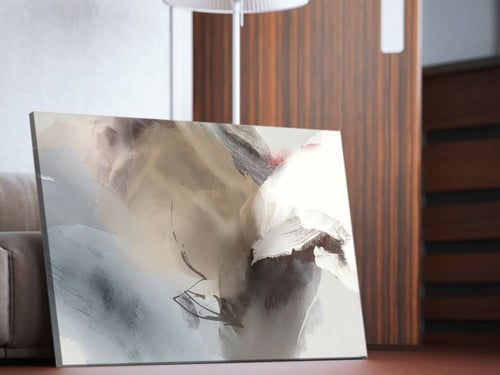 لوحة تجريدية الوان متنوعة