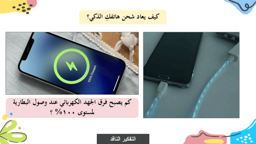 عرض بوربوينت درس التيار الكهربائي والدوائر الكهربا...