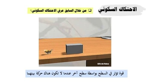 عرض بوربوينت درس الاحتكاك (حصة واحدة)