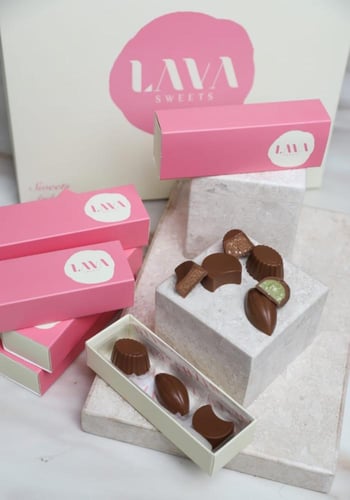 لافا سويت توزيعات 10 بوكسات صغيرة