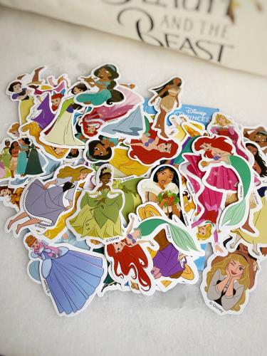 ستيكرات اميرات ديزني