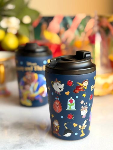 كوب الجميله و الوحش كحلي