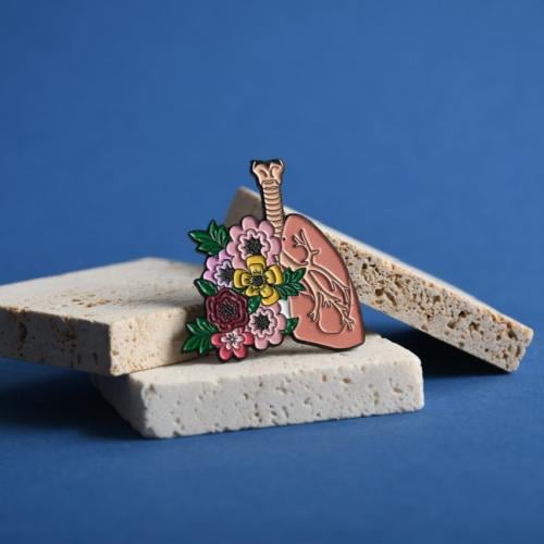 بروش الرئة المزهره