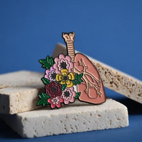 بروش الرئة المزهره