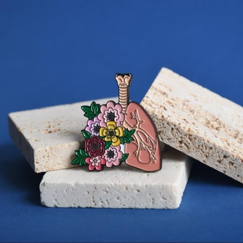 بروش الرئة المزهره