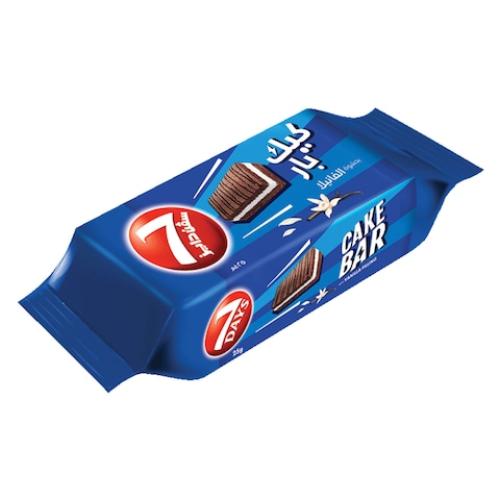 كيك بار سفن دايز فانيلا 25جم